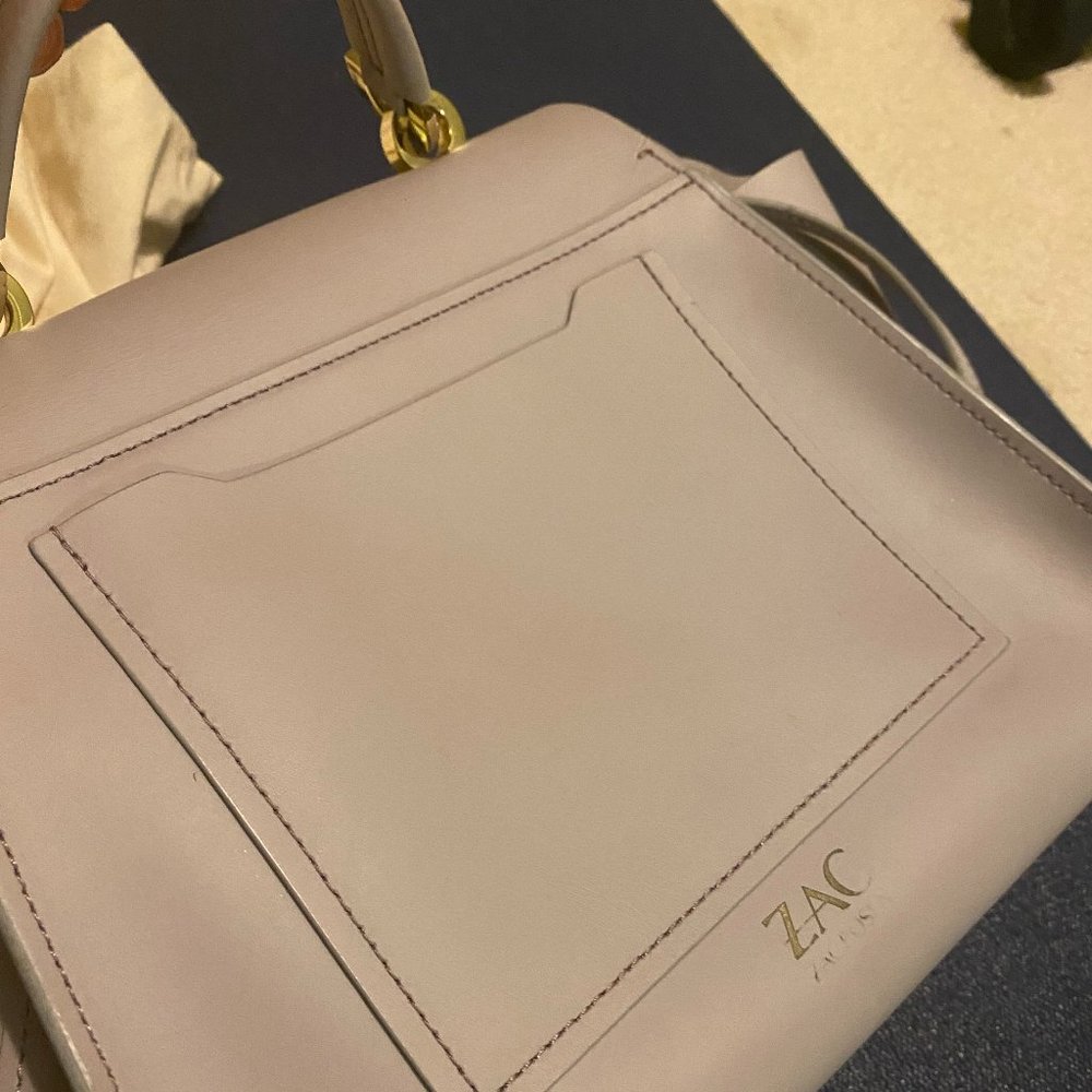 Zac Posen Eartha Iconic Soft Top with Floral Strap Violet